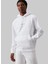 Kapüşon Yaka Beyaz Erkek Sweatshırt J30J325639YAF Grıd Monogram Hoodıe 1