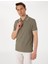 Haki Slim Fit Polo Yaka Tişört 3