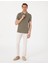 Haki Slim Fit Polo Yaka Tişört 4