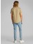 Yeşil Erkek T-Shirt J30J323482HI0 Badge Turn Up Sleeve 4