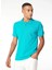 Yeşil Erkek Desenli Polo T-Shirt 241V3A1604 1
