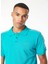 Yeşil Erkek Desenli Polo T-Shirt 241V3A1604 2