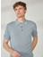 Polo Yaka Gri Erkek T-Shirt Mr Compaorta 1