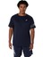 2011D239-400 Asıcs Icon Ss Top Lacivert Yuvarlak Yaka Normal Kalıp Erkek T-Shirt 1