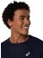 2011D239-400 Asıcs Icon Ss Top Lacivert Yuvarlak Yaka Normal Kalıp Erkek T-Shirt 4