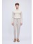 Bej Rahat Kesim Yandan Cepli Jogger Pantolon 2