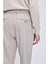 Bej Rahat Kesim Yandan Cepli Jogger Pantolon 4