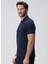 Lacivert Erkek Slim Fit T-Shirt 1093860 4