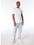 Bisiklet Yaka Beyaz Erkek T-Shirt 755020542221 2