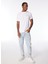 Bisiklet Yaka Beyaz Erkek T-Shirt 755020542221 3