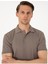 Koyu Vizon Slim Fit Polo Yaka Tişört 2