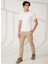 Bisiklet Yaka Beyaz Erkek T-Shirt FM23S16TGWHITE 2