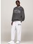 Rlx Tj Gd Varsıty Bisiklet Yaka Relaxed Siyah Erkek Baskılı Sweatshirt DM0DM19757BDS 1
