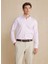 Slim Fit Düğmeli Yaka Pembe Erkek Gömlek BBSS24MSH006 1