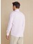 Slim Fit Düğmeli Yaka Pembe Erkek Gömlek BBSS24MSH006 5