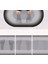 Şık Tasarım Su Emici Banyo Lavabo Tuvalet Kaymaz Tabanlı Oval Paspas 38X58 cm Yazısız Model M-60 1