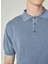 Polo Yaka Mavi Erkek T-Shirt Mr Compaorta 4