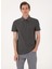 Gri Erkek Slim Fit Polo T-Shirt Parıs 3