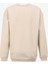 Bisiklet Yaka Ekru Erkek Sweatshırt L241469NQ Loose Fit Sweatshirt 2