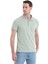Yeşil Regular Fit Düz 100% Pamuklu Polo Yaka Tişört 4