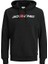 Siyah Erkek Kapüşon Regular Fit Sweatshirt Jjecorp Old Logo Sweat Hood Noos 6