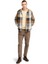 Krem Erkek Düz Normal Düz Gömlek TB0A6UX2EI21_SHERPA Lined Plaid Ove 1