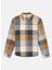 Krem Erkek Düz Normal Düz Gömlek TB0A6UX2EI21_SHERPA Lined Plaid Ove 6