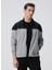 Siyah Erkek Dik Slim Fit Sweatshirt 1095058 1