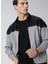 Siyah Erkek Dik Slim Fit Sweatshirt 1095058 2