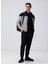 Siyah Erkek Dik Slim Fit Sweatshirt 1095058 3