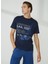 Bisiklet Yaka Düz Lacivert Erkek T-Shirt Rıg T-Shırt 4