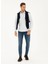 Gri Slim Fit Armürlü Uzun Kollu Gömlek 4