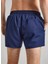 Lacivert Erkek Normal Baskılı Şort Mayo PMB10393 595 Logo Swımshort 3