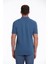 Indigo Regular Fit Düz 100% Pamuklu Polo Yaka Tişört 2