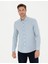 Açık Mavi Slim Fit Uzun Kollu Gömlek 1