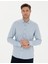 Açık Mavi Slim Fit Uzun Kollu Gömlek 3