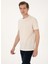 Bej Erkek Regular Fit Jakarlı T-Shirt Tıon 3