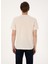 Bej Erkek Regular Fit Jakarlı T-Shirt Tıon 5