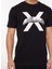 Bisiklet Yaka Siyah Erkek T-Shirt UMA23007TS 5
