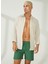 Koyu Yeşil Erkek Slim Fit Şort Mr Porto Fino 2