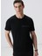 Siyah Erkek Slim Fit T-Shirt 1094079 2