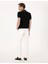 Ekru Slim Fit Jean Pantolon 4