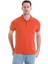 Kiremit Regular Fit Düz 100% Pamuklu Polo Yaka Tişört 1