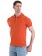 Kiremit Regular Fit Düz 100% Pamuklu Polo Yaka Tişört 4