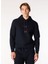 Lacivert Erkek Kapüşon Relaxed Baskılı Sweatshirt C4WM-SWT4242 2