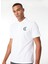 Beyaz Erkek Slim Fit Polo T-Shirt 76OAGG17 2