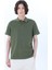 Haki Erkek Relaxed %100 Pamuk Polo T-Shirt J4SM-TST7232 1