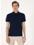 Lacivert Erkek Slim Fit Polo T-Shirt Parıs 1