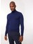 Yarım Balıkçı Yaka Slim Fit Koyu Mavi Erkek Kazak A274A07EMP- 3
