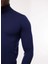 Yarım Balıkçı Yaka Slim Fit Koyu Mavi Erkek Kazak A274A07EMP- 4
